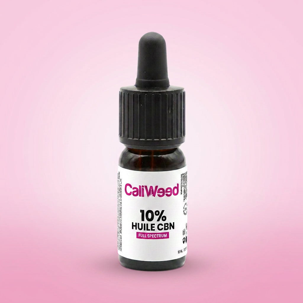 Hamppuöljy CBN 10% + CBD 5% + CBN 10% + CBD 5%.