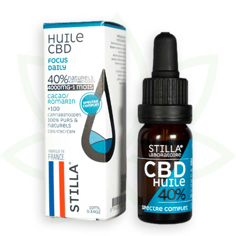 huile de cbd focus daily 40 pourcent 10ml full spectrum stilla france mafrenchweed 10