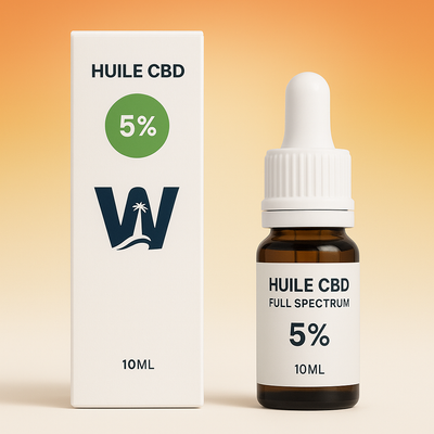 Huile 5% de CBD Full Spectrum