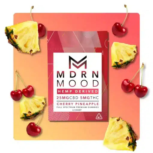 Bonbons CBD Cerise-Ananas (x6)