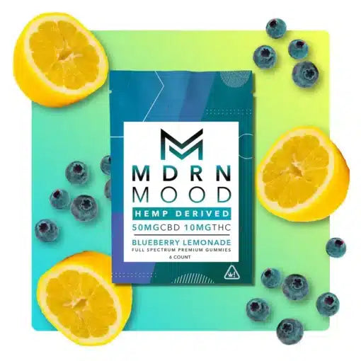 Bonbons CBD Myrtille-Citron (x6)