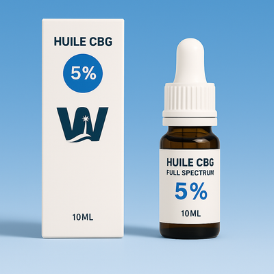 Huile de Chanvre CBG 5% + CBD 5%
