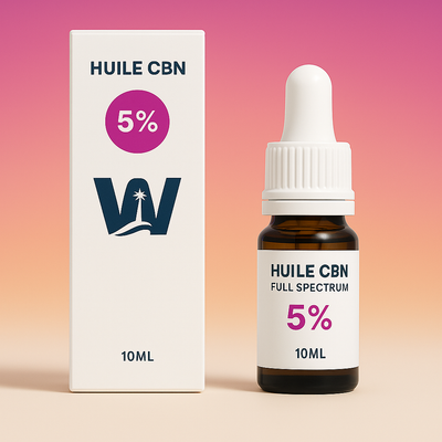 Huile de Chanvre CBN 5% + CBD 5%