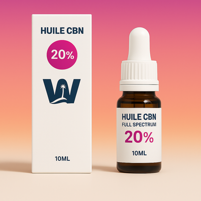 Huile de Chanvre CBN 20% + CBD 5%