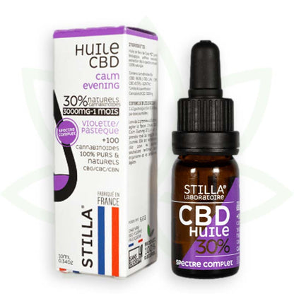 huile de cbd calm evening 30 pourcent 10ml full spectrum stilla france mafrenchweed 7