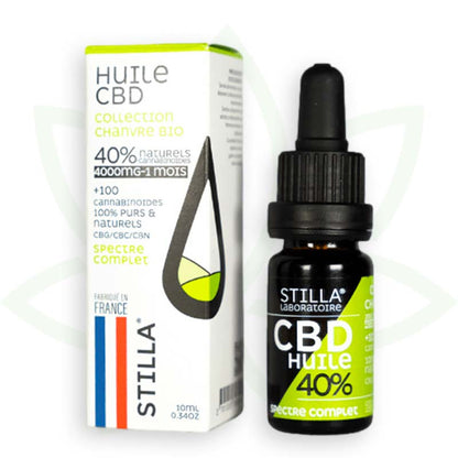 huile de cbd chanvre 40 pourcent 10ml full spectrum stilla france mafrenchweed 10