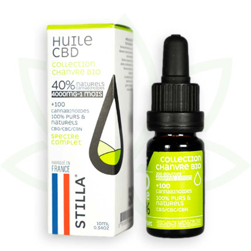 huile de cbd chanvre 40 pourcent 10ml full spectrum stilla france mafrenchweed 12