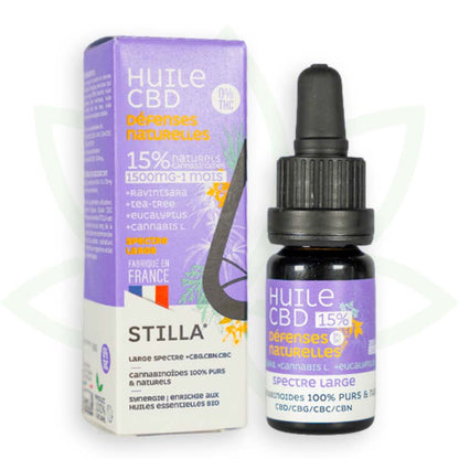 huile de cbd defenses naturelles 15 pourcent 10ml broad spectrum stilla france mafrenchweed 4