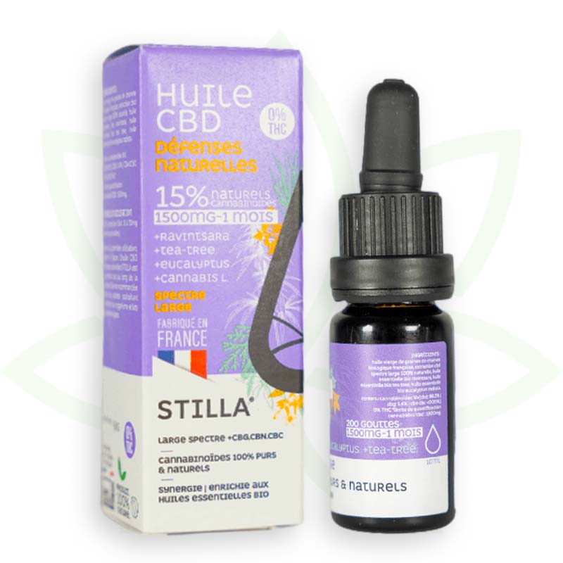 huile de cbd defenses naturelles 15 pourcent 10ml broad spectrum stilla france mafrenchweed 6