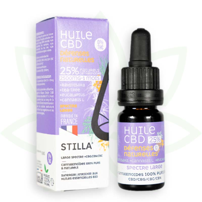 huile de cbd defenses naturelles 25 pourcent 10ml broad spectrum stilla france mafrenchweed 7