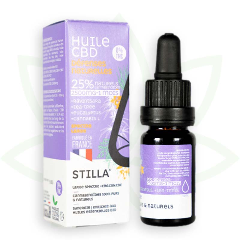 huile de cbd defenses naturelles 25 pourcent 10ml broad spectrum stilla france mafrenchweed 9