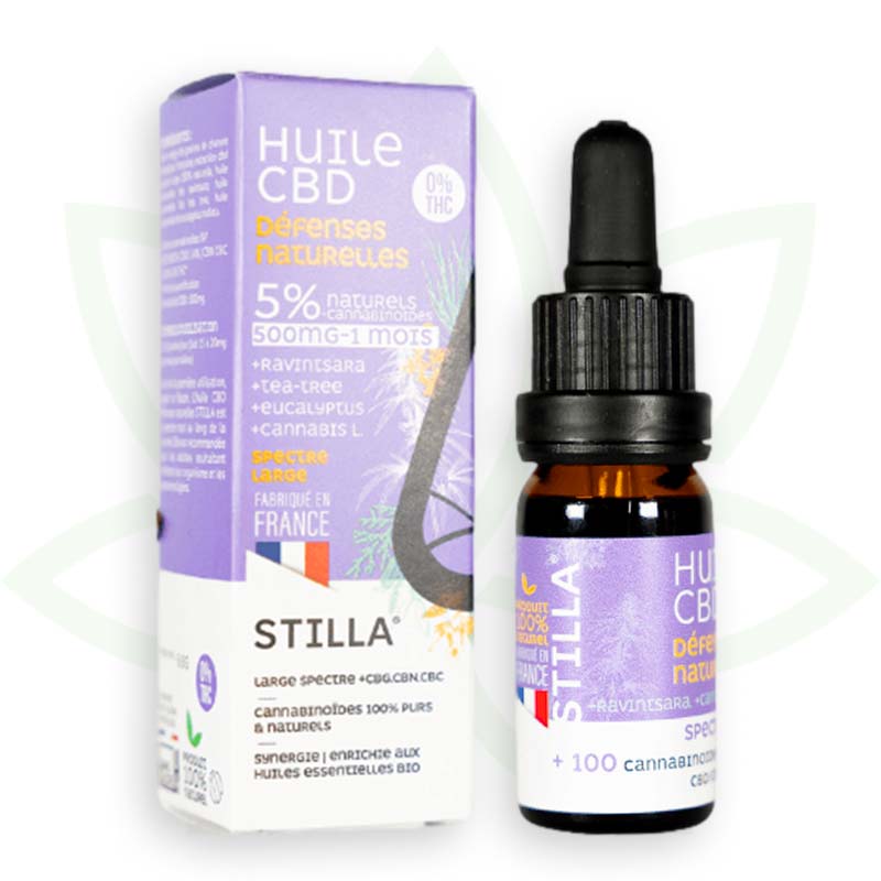 huile de cbd defenses naturelles 5 pourcent 10ml broad spectrum stilla france mafrenchweed 2