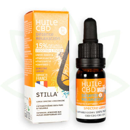 huile de cbd detente relaxation 15 pourcent 10ml broad spectrum stilla france mafrenchweed 4