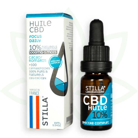 huile de cbd focus daily 10 pourcent 10ml full spectrum stilla france mafrenchweed 1