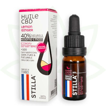 huile de cbd lemon ginger 40 pourcent 10ml full spectrum stilla france mafrenchweed 11