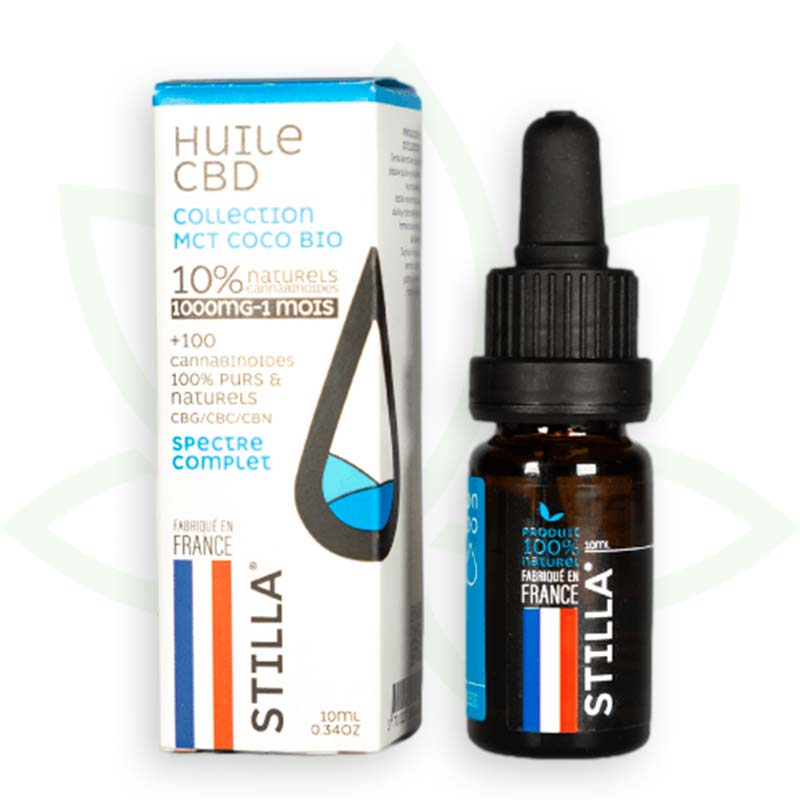 huile de cbd mct coco 10 pourcent 10ml full spectrum stilla france mafrenchweed 2