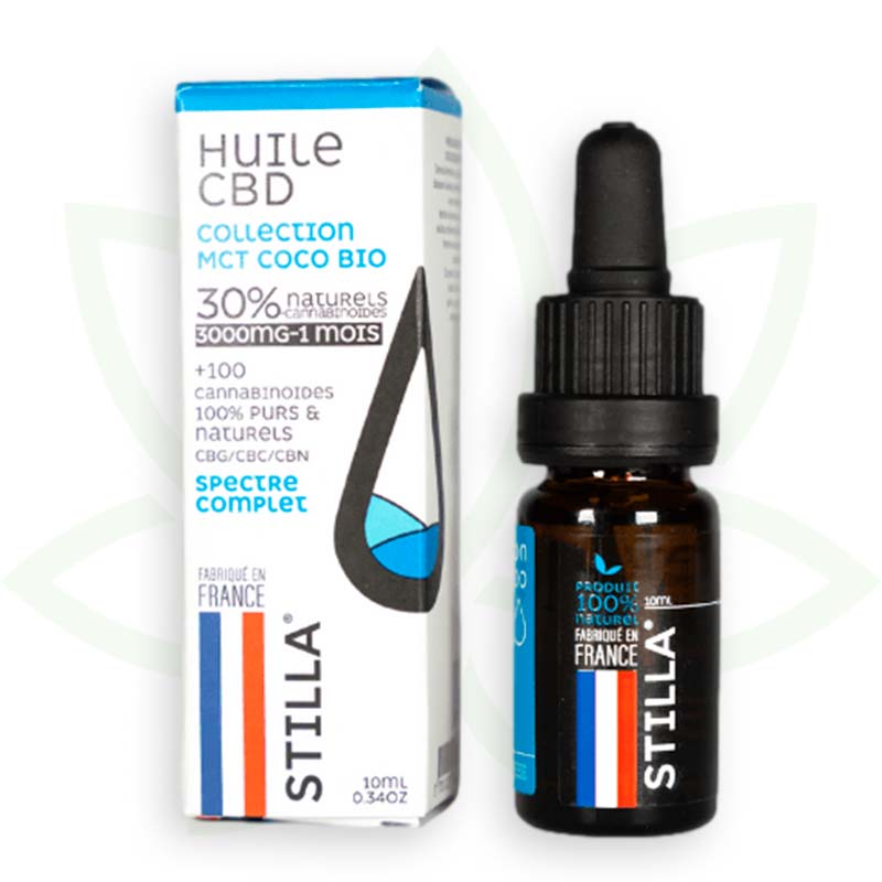 huile de cbd mct coco 30 pourcent 10ml full spectrum stilla france mafrenchweed 8