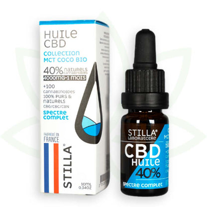 huile de cbd mct coco 40 pourcent 10ml full spectrum stilla france mafrenchweed 10