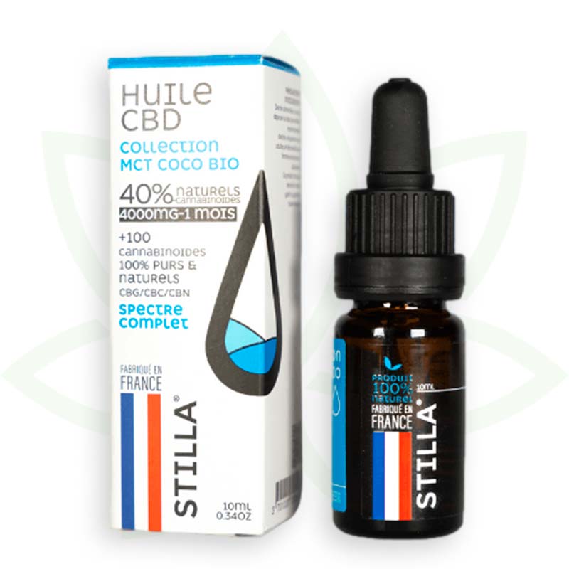 huile de cbd mct coco 40 pourcent 10ml full spectrum stilla france mafrenchweed 11