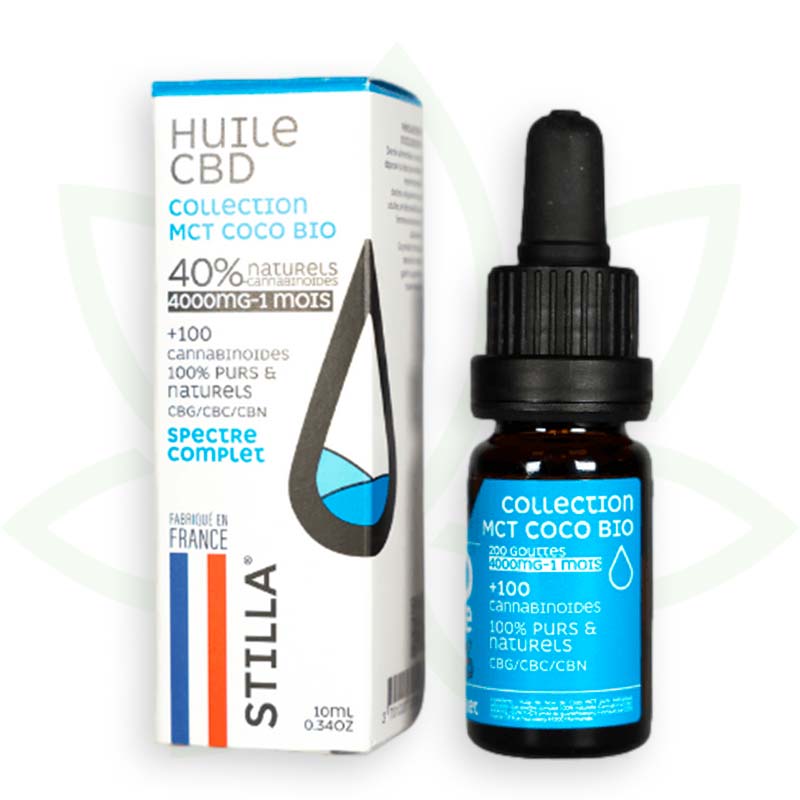 huile de cbd mct coco 40 pourcent 10ml full spectrum stilla france mafrenchweed 12