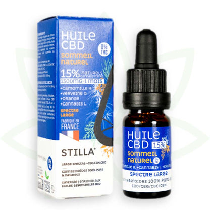 huile de cbd sommeil naturel 15 pourcent 10ml broad spectrum stilla france mafrenchweed 4