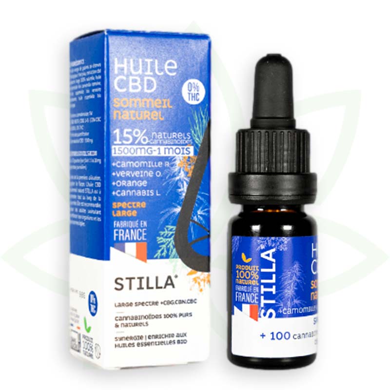 huile de cbd sommeil naturel 15 pourcent 10ml broad spectrum stilla france mafrenchweed 5