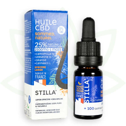 huile de cbd sommeil naturel 25 pourcent 10ml broad spectrum stilla france mafrenchweed 8