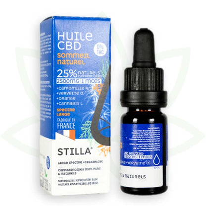 huile de cbd sommeil naturel 25 pourcent 10ml broad spectrum stilla france mafrenchweed 9