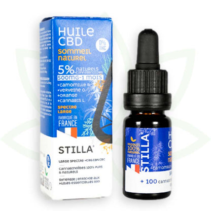 huile de cbd sommeil naturel 5 pourcent 10ml broad spectrum stilla france mafrenchweed 2