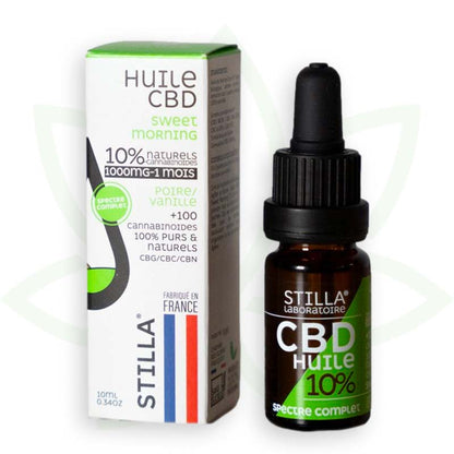 huile de cbd sweet morning 10 pourcent 10ml full spectrum stilla france mafrenchweed 1