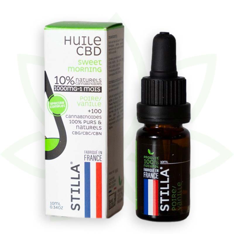 huile de cbd sweet morning 10 pourcent 10ml full spectrum stilla france mafrenchweed 2