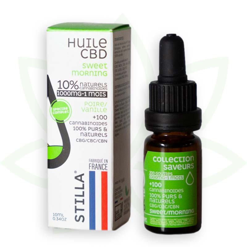 huile de cbd sweet morning 10 pourcent 10ml full spectrum stilla france mafrenchweed 3