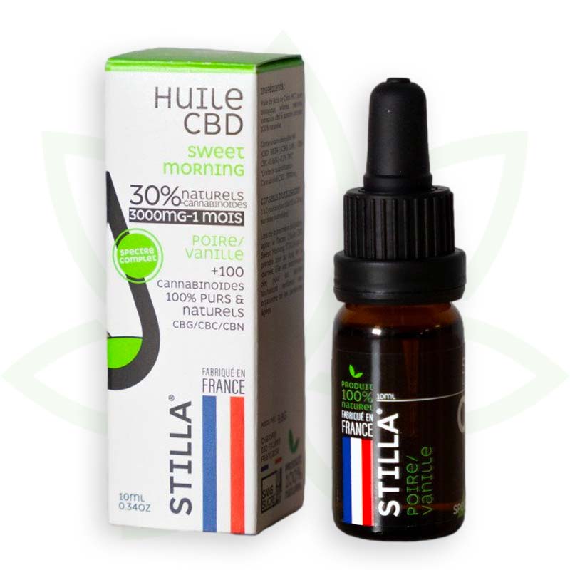 huile de cbd sweet morning 30 pourcent 10ml full spectrum stilla france mafrenchweed 8