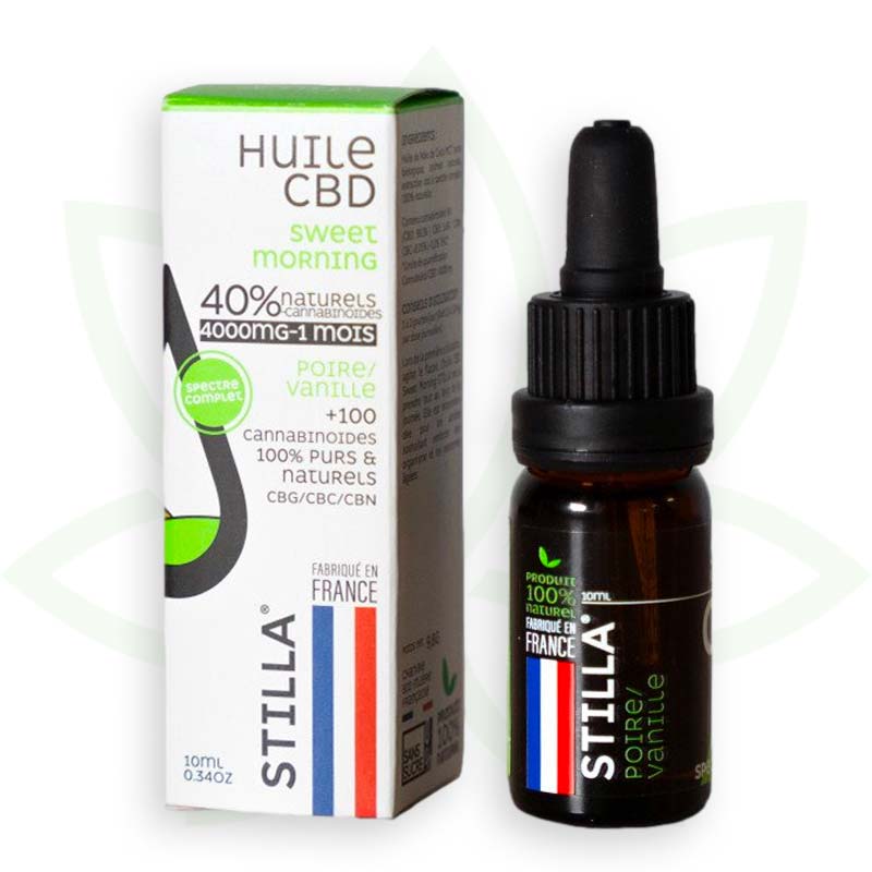 huile de cbd sweet morning 40 pourcent 10ml full spectrum stilla france mafrenchweed 11