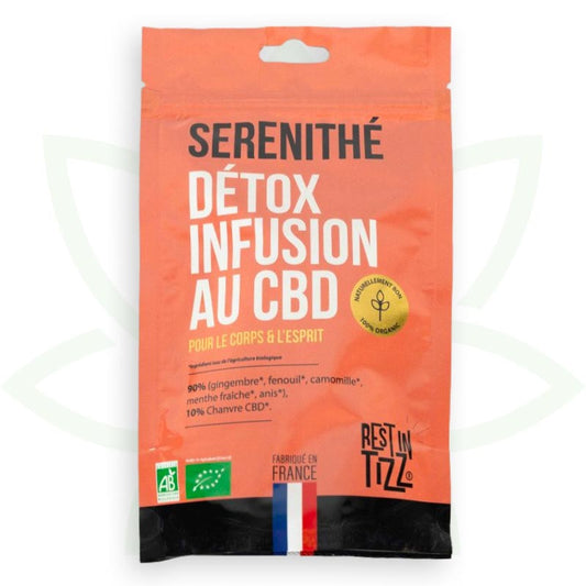 tisane cbd serenithe detox infusion cbd bio rest in tizz mafrenchweed 1